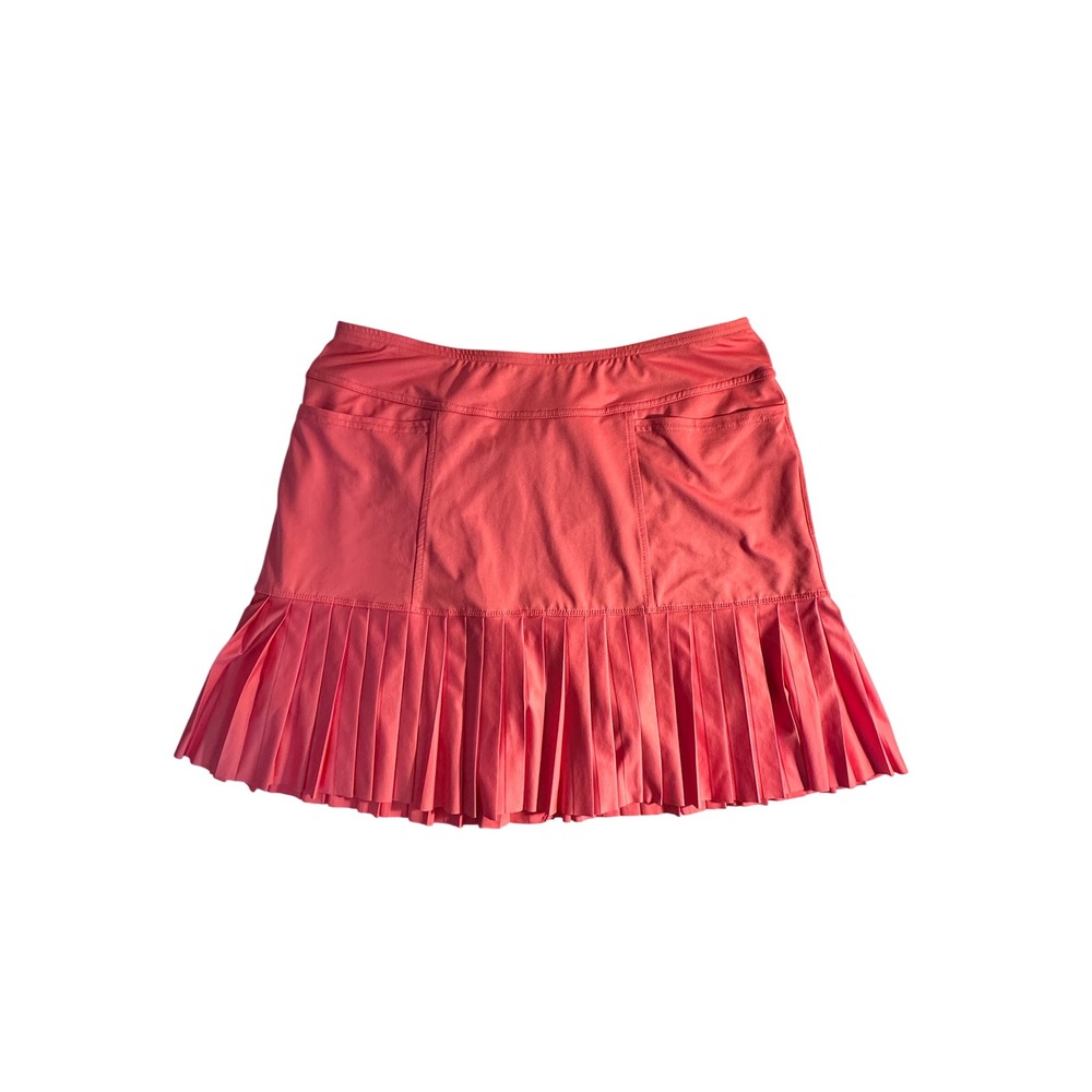 Jofit Activewear Pleated Skort Size L Pink Golf Tennis Pickleball‎ Pockets